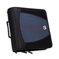 Case-It Case It 1580679 Mighty Zip Tab O-Ring Binder with Tabs - Black; 3 in. 1580679